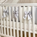 Set lenjerie Patut Copii Bebe 8 piese Classic Gri (5)